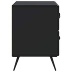 Armadio da Notte Nero 62 x 34,5 x 47,5 cm Legno ingegnerizzato