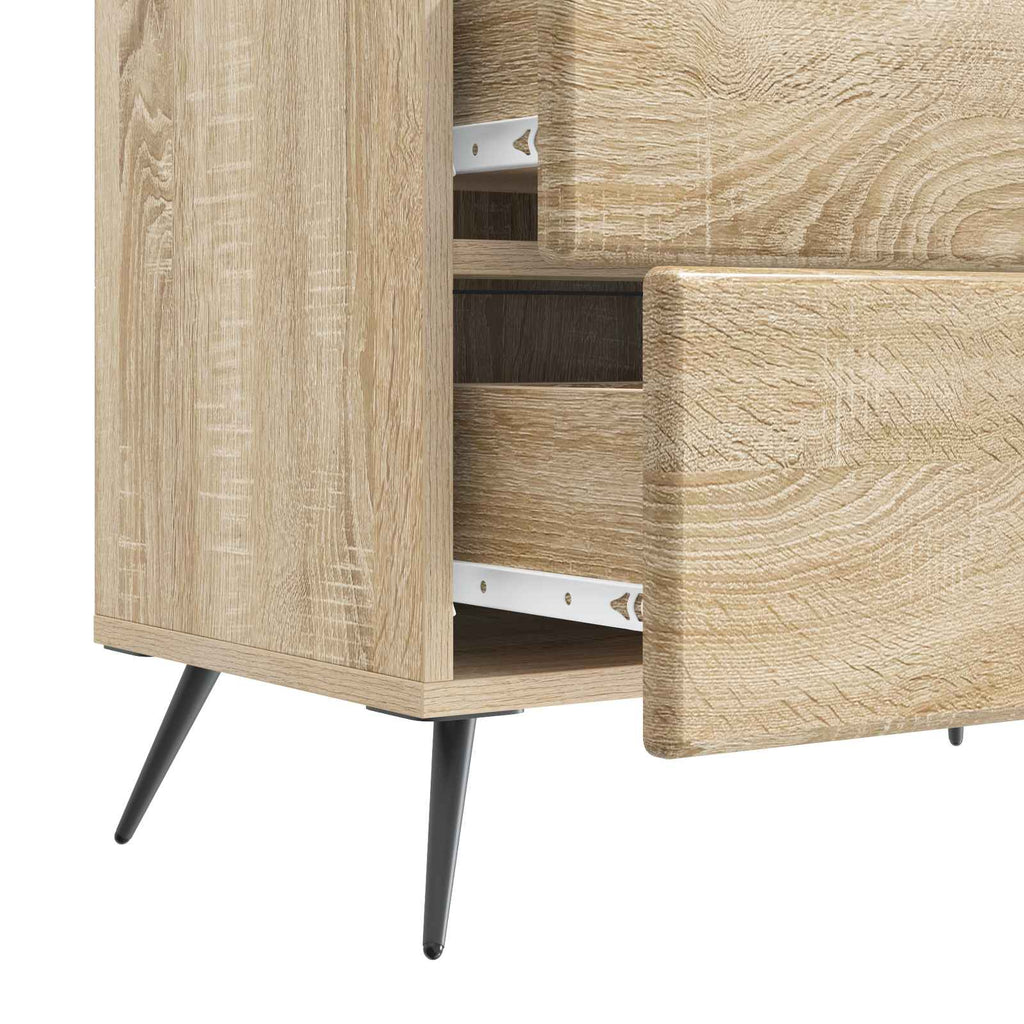Armadio da Notte con cassetto Rovere Sonoma 62 x 34,5 x 47,5 cm