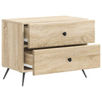 Armadio da Notte con cassetto Rovere Sonoma 62 x 34,5 x 47,5 cm