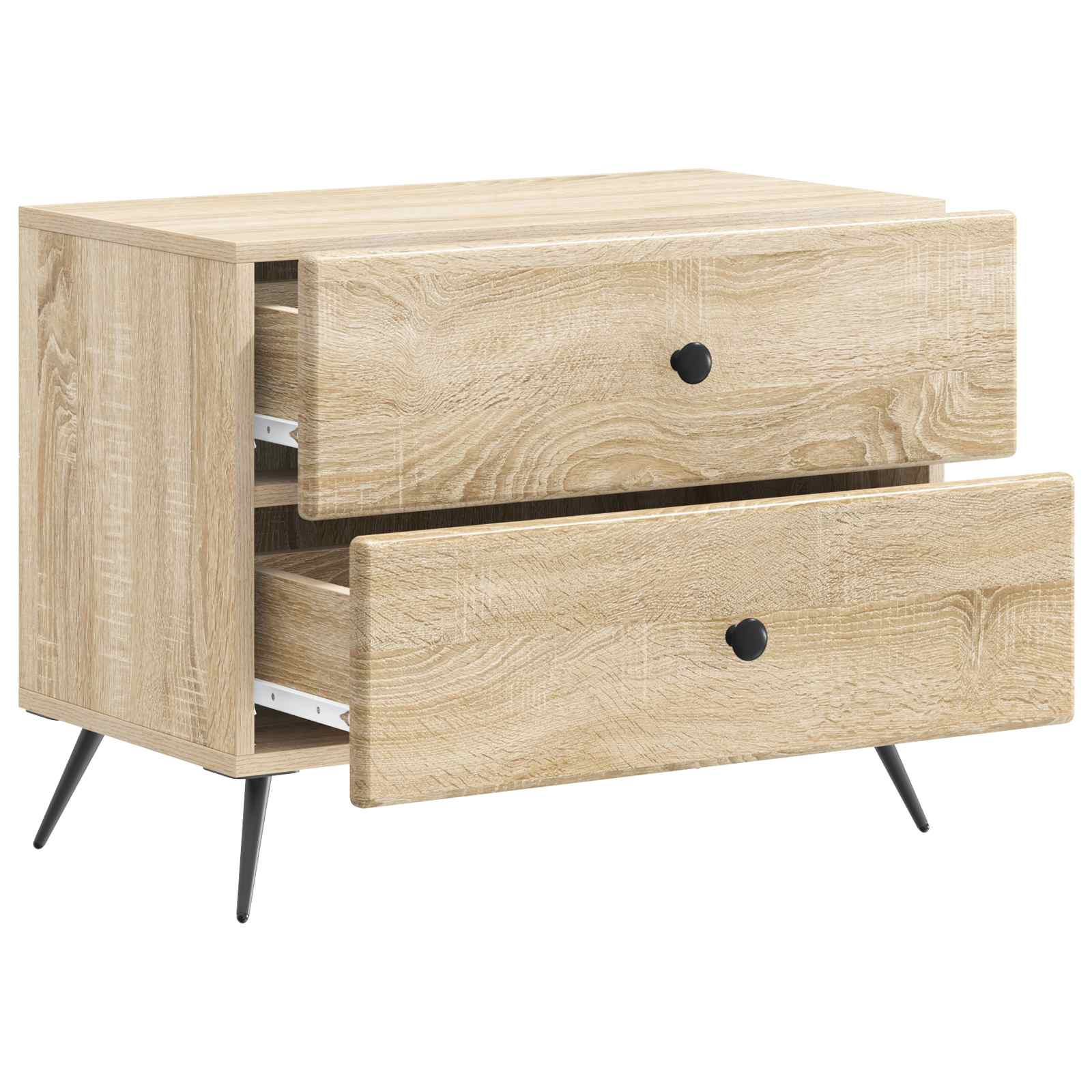 Armadio da Notte con cassetto Rovere Sonoma 62 x 34,5 x 47,5 cm