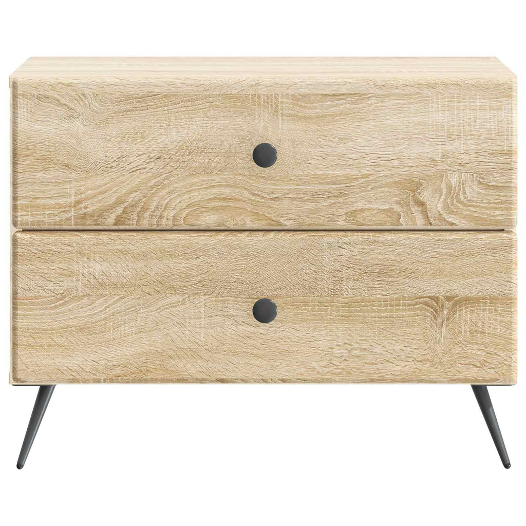 Armadio da Notte con cassetto Rovere Sonoma 62 x 34,5 x 47,5 cm