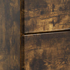 Armadio da Notte con cassetto Rovere Fumo 62 x 34,5 x 47,5 cm