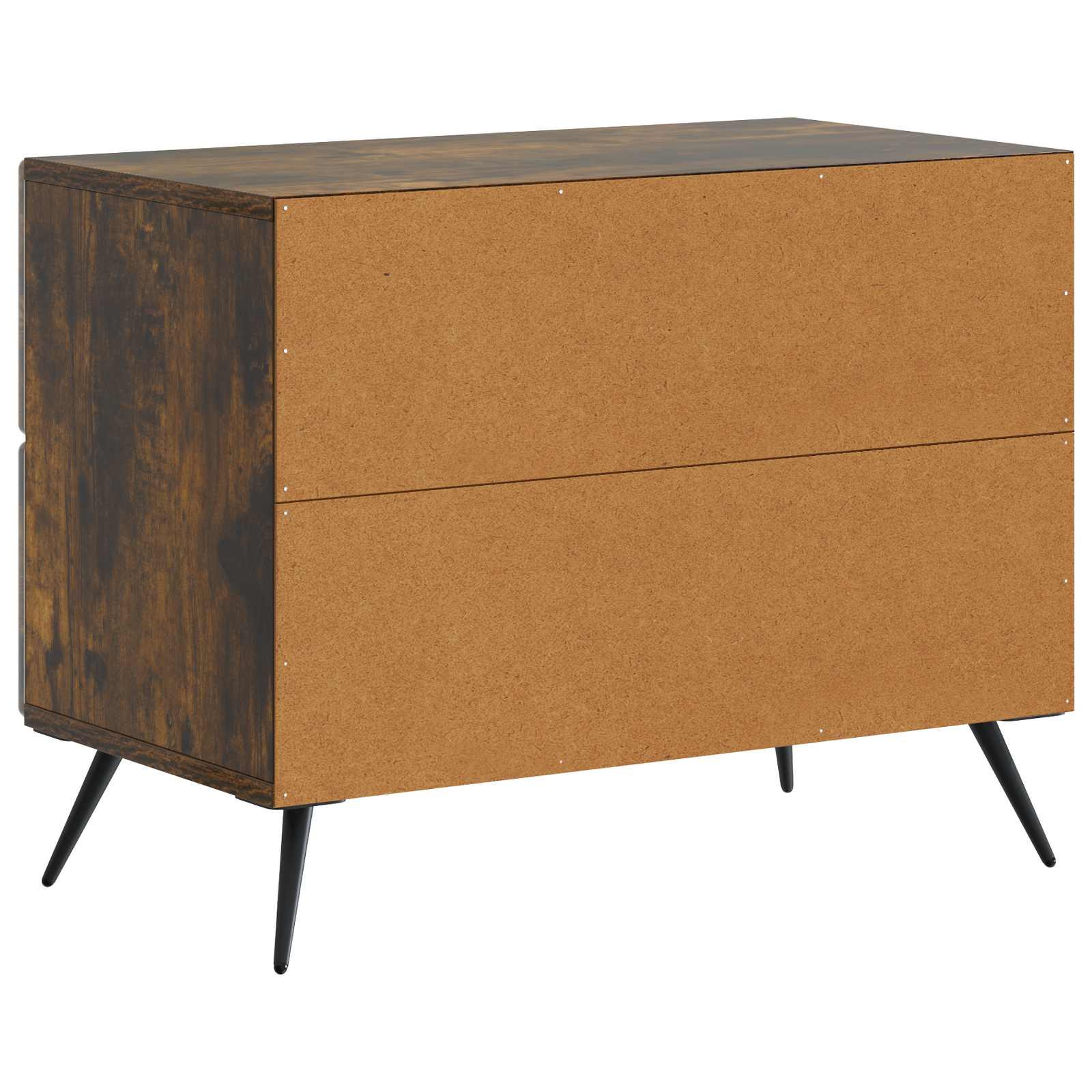 Armadio da Notte con cassetto Rovere Fumo 62 x 34,5 x 47,5 cm