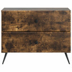 Armadio da Notte con cassetto Rovere Fumo 62 x 34,5 x 47,5 cm
