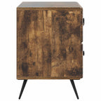Armadio da Notte con cassetto Rovere Fumo 62 x 34,5 x 47,5 cm