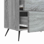 Armadio da Notte con cassetto Grigio Sonoma 62 x 34,5 x 47,5 cm