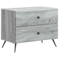 Armadio da Notte con cassetto Grigio Sonoma 62 x 34,5 x 47,5 cm