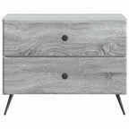 Armadio da Notte con cassetto Grigio Sonoma 62 x 34,5 x 47,5 cm