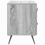 Armadio da Notte con cassetto Grigio Sonoma 62 x 34,5 x 47,5 cm