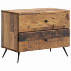 Armadio da Notte con cassetto Legno antico 62 x 34,5 x 47,5 cm