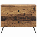 Armadio da Notte con cassetto Legno antico 62 x 34,5 x 47,5 cm