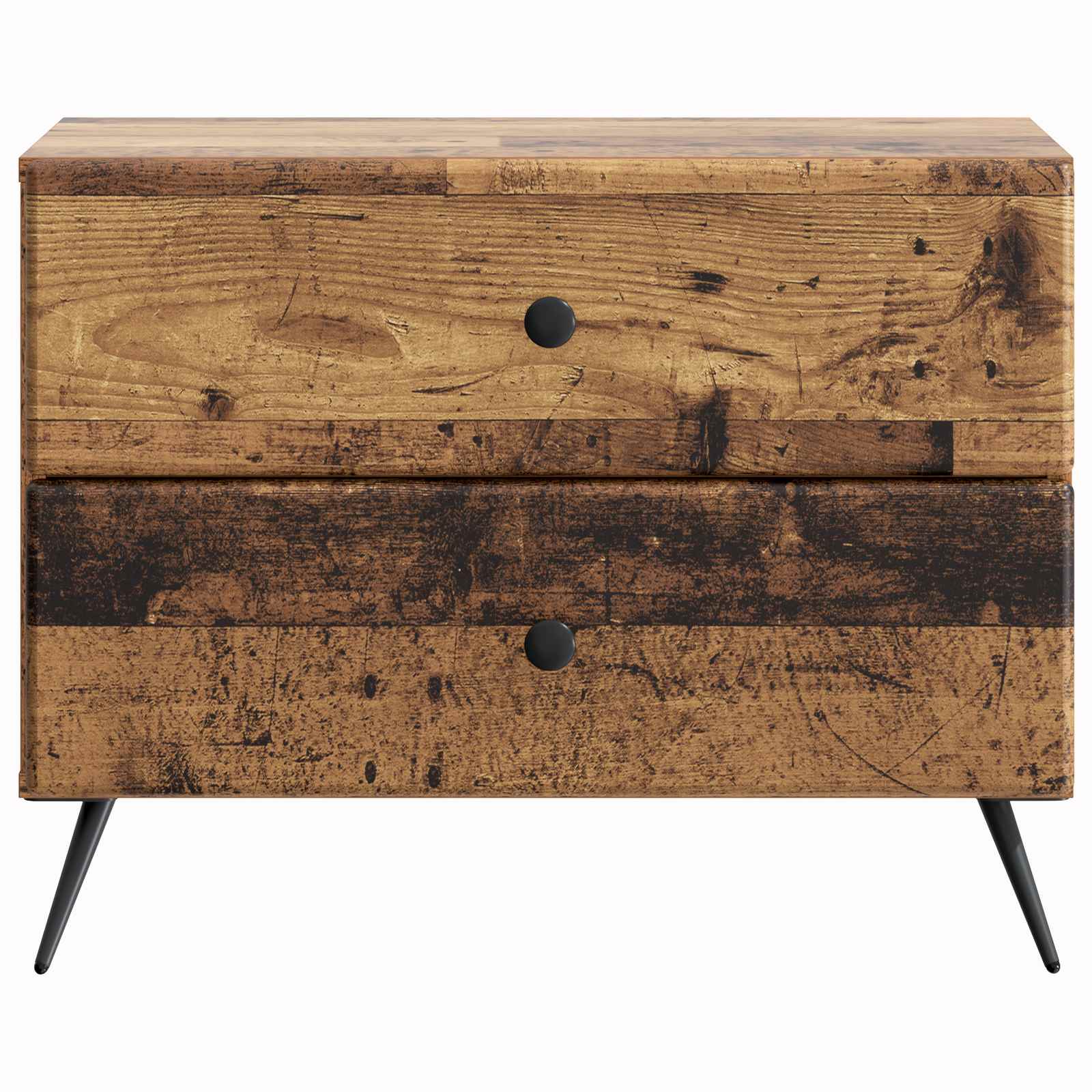 Armadio da Notte con cassetto Legno antico 62 x 34,5 x 47,5 cm