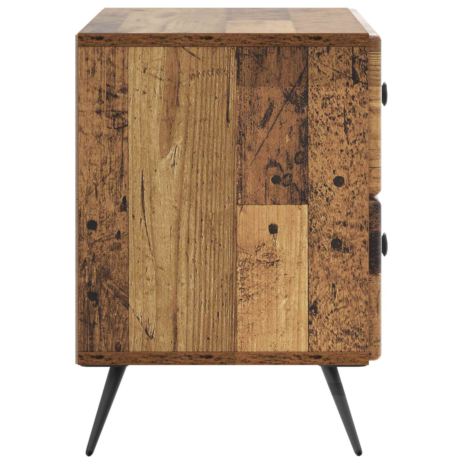 Armadio da Notte con cassetto Legno antico 62 x 34,5 x 47,5 cm