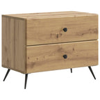Armadio da Notte Rovere Artigianale 62 x 34,5 x 47,5 cm