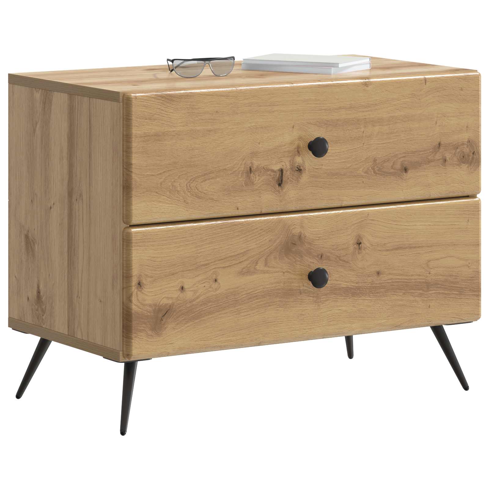 Armadio da Notte Rovere Artigianale 62 x 34,5 x 47,5 cm