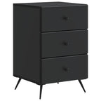 Armadio da Notte Nero 43 x 41 x 66,5 cm Legno ingegnerizzato