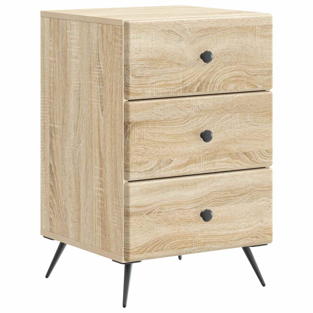 Armadio da Notte con cassetto Rovere Sonoma 43 x 41 x 66,5 cm