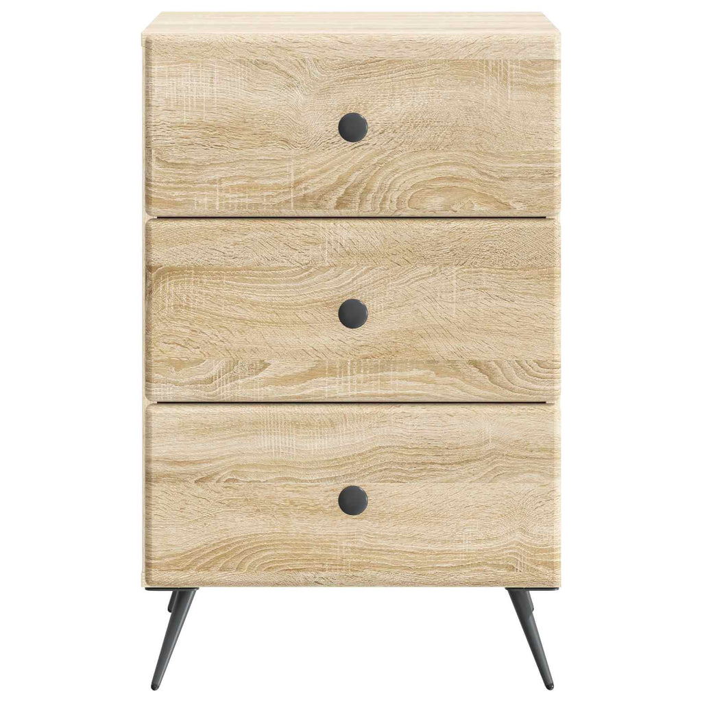 Armadio da Notte con cassetto Rovere Sonoma 43 x 41 x 66,5 cm