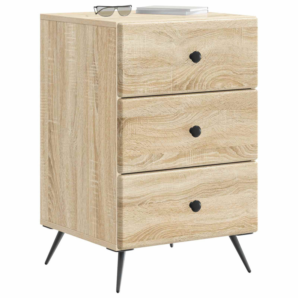 Armadio da Notte con cassetto Rovere Sonoma 43 x 41 x 66,5 cm