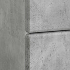 Armadio da Notte con cassetto Grigio Cemento 43 x 41 x 66,5 cm