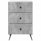 Armadio da Notte con cassetto Grigio Cemento 43 x 41 x 66,5 cm