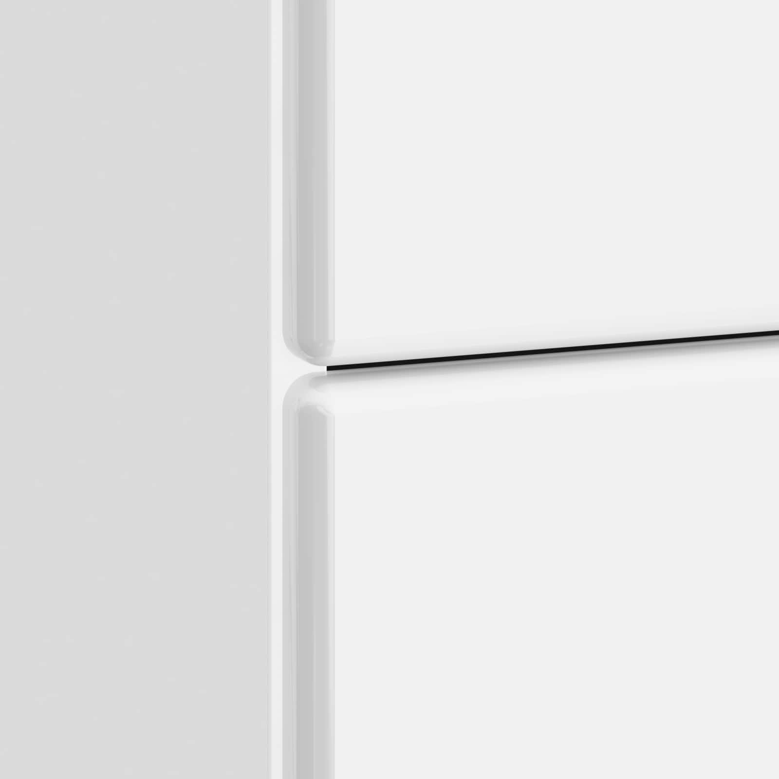 Armadio da Notte con cassetto Bianco Lucido 43 x 41 x 66,5 cm