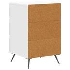Armadio da Notte con cassetto Bianco Lucido 43 x 41 x 66,5 cm