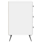 Armadio da Notte con cassetto Bianco Lucido 43 x 41 x 66,5 cm