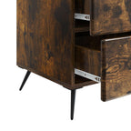 Armadio da Notte con cassetto Rovere Fumo 43 x 41 x 66,5 cm