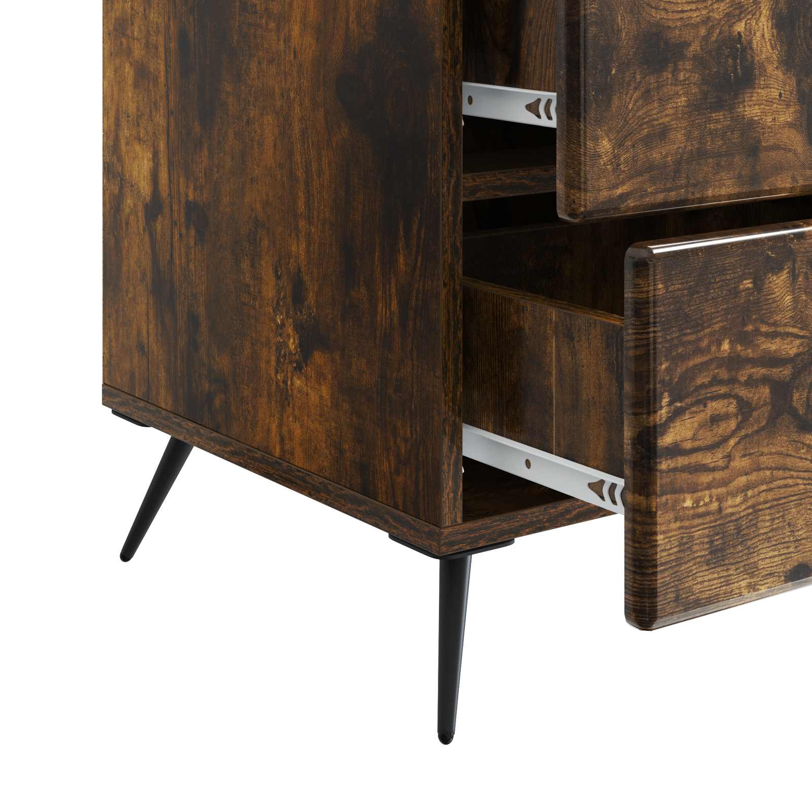Armadio da Notte con cassetto Rovere Fumo 43 x 41 x 66,5 cm