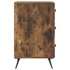 Armadio da Notte con cassetto Rovere Fumo 43 x 41 x 66,5 cm