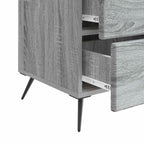 Armadio da Notte con cassetto Grigio Sonoma 43 x 41 x 66,5 cm