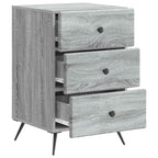 Armadio da Notte con cassetto Grigio Sonoma 43 x 41 x 66,5 cm