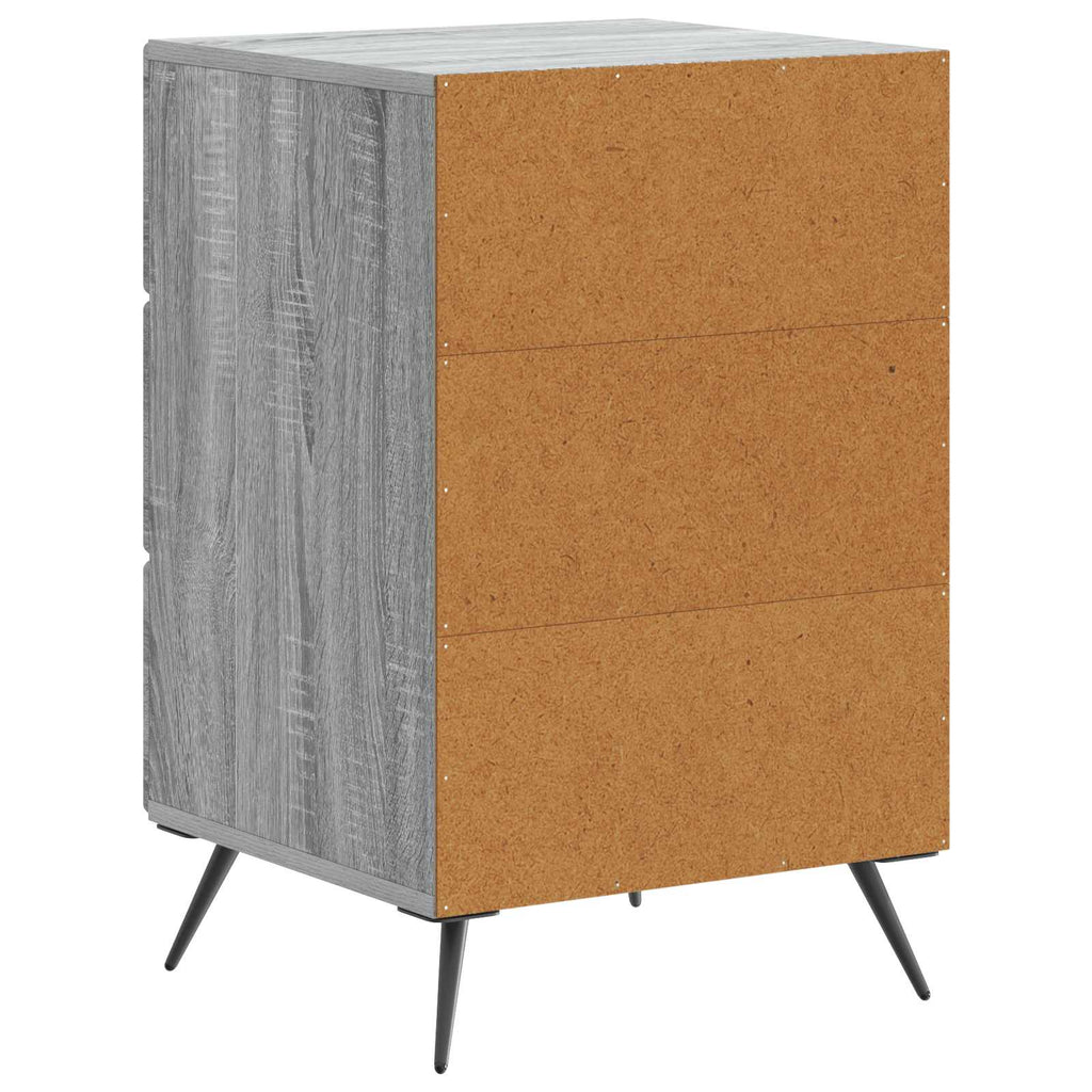 Armadio da Notte con cassetto Grigio Sonoma 43 x 41 x 66,5 cm