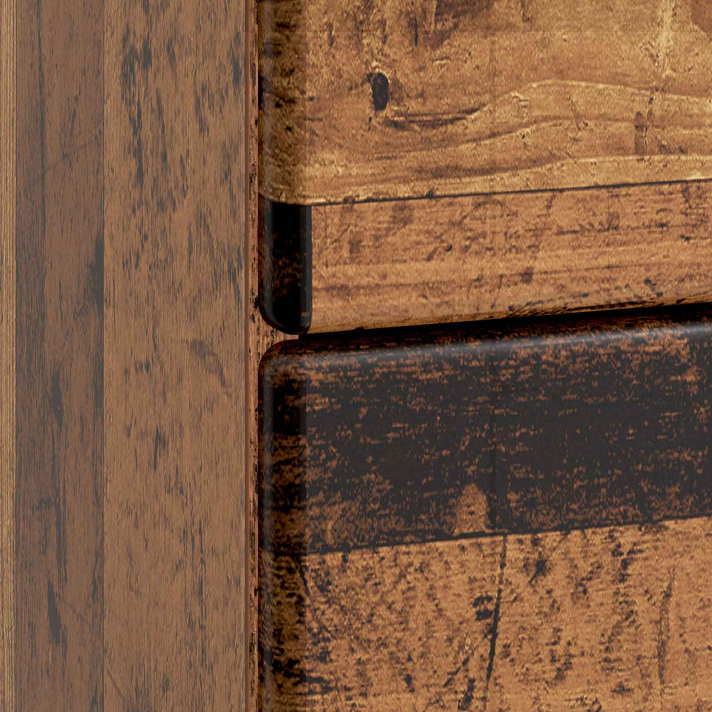 Armadio da Notte con cassetto Legno antico 43 x 41 x 66,5 cm