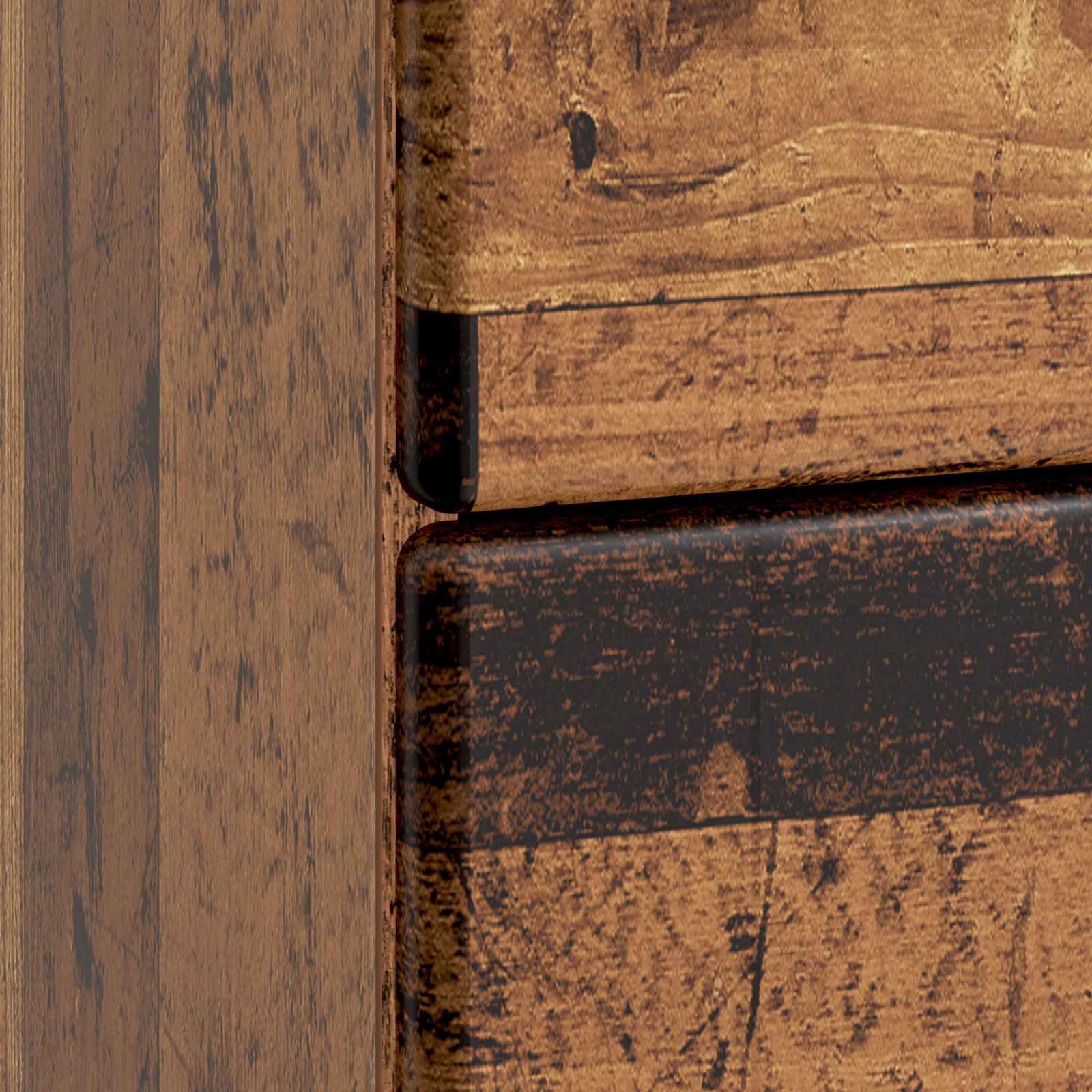 Armadio da Notte con cassetto Legno antico 43 x 41 x 66,5 cm