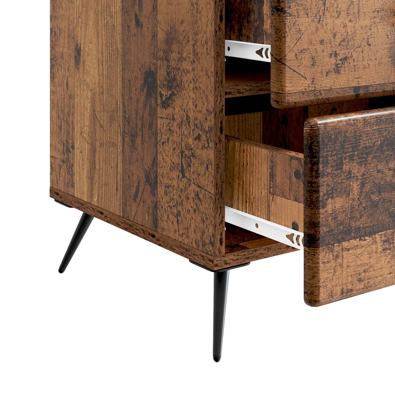 Armadio da Notte con cassetto Legno antico 43 x 41 x 66,5 cm
