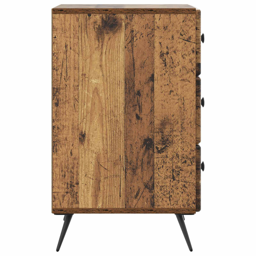 Armadio da Notte con cassetto Legno antico 43 x 41 x 66,5 cm
