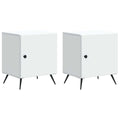 Armadio da Notte 2 pcs Bianco 43 x 34,5 x 50 cm