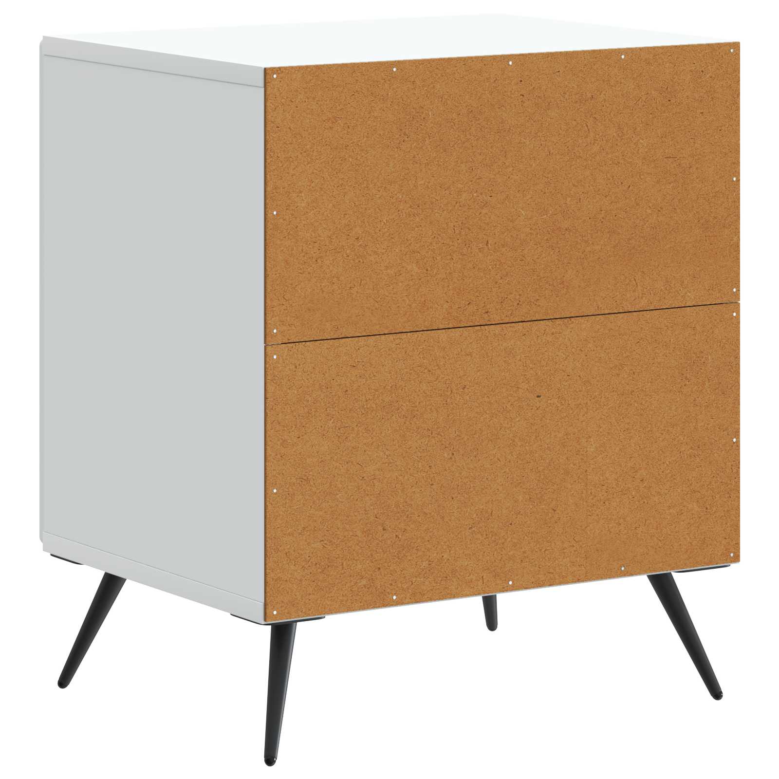 Armadio da Notte 2 pcs Bianco 43 x 34,5 x 50 cm