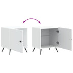 Armadio da Notte 2 pcs Bianco 43 x 34,5 x 50 cm