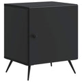 Armadio da Notte Nero 43 x 34,5 x 50 cm Legno ingegnerizzato