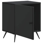Armadio da Notte Nero 43 x 34,5 x 50 cm Legno ingegnerizzato