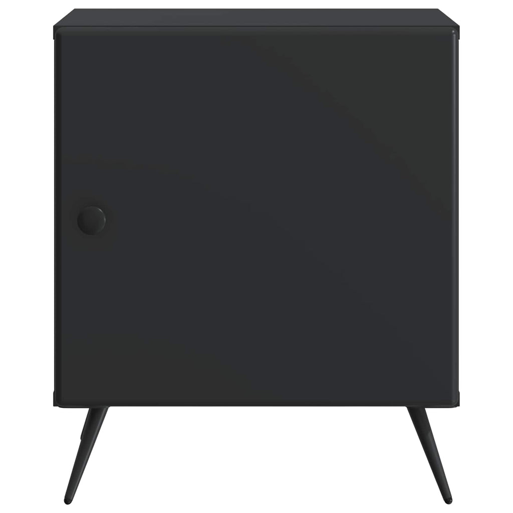 Armadio da Notte Nero 43 x 34,5 x 50 cm Legno ingegnerizzato