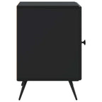 Armadio da Notte Nero 43 x 34,5 x 50 cm Legno ingegnerizzato