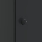 Armadio da Notte 2 pcs Nero 43 x 34,5 x 50 cm