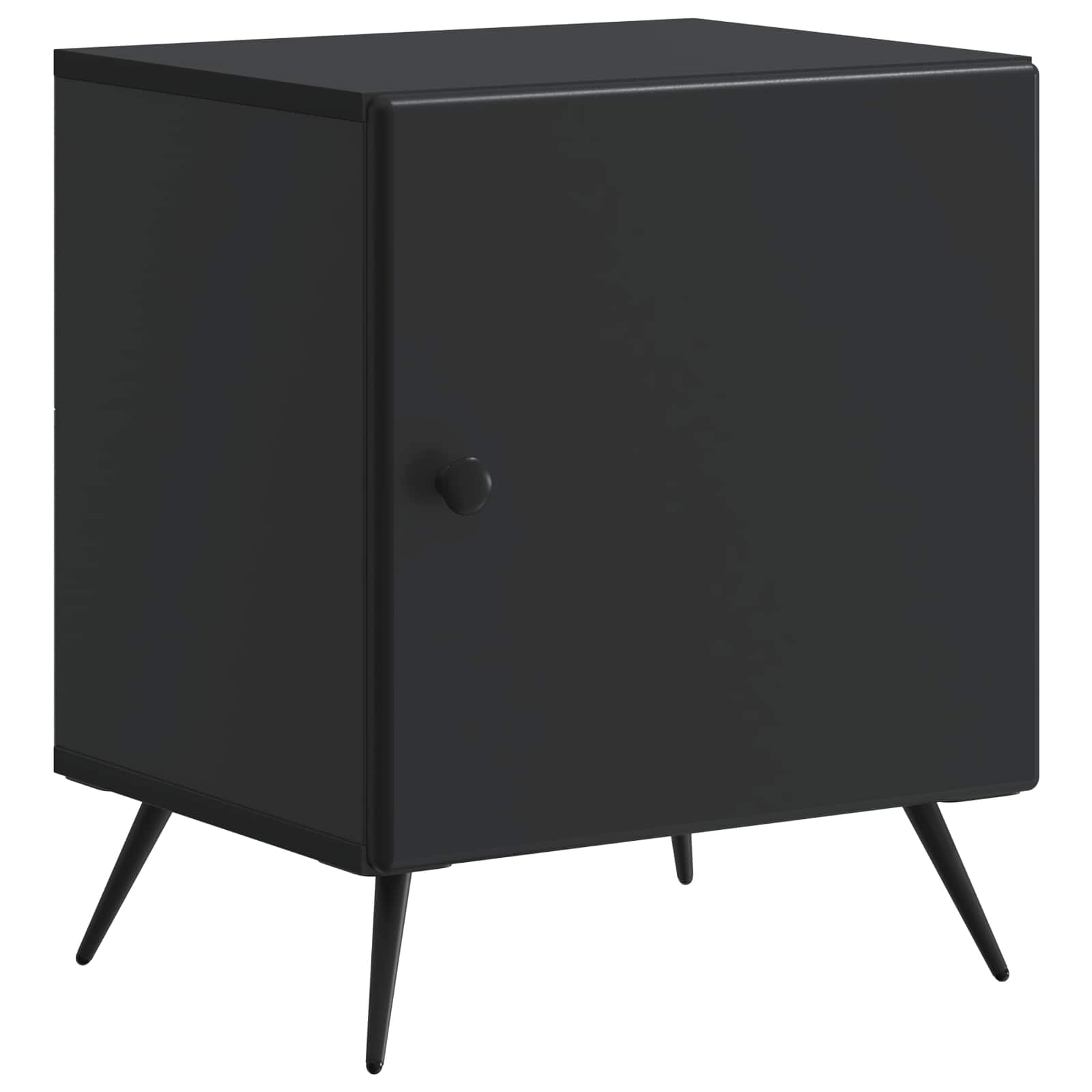 Armadio da Notte 2 pcs Nero 43 x 34,5 x 50 cm
