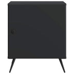 Armadio da Notte 2 pcs Nero 43 x 34,5 x 50 cm
