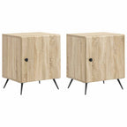 Armadio da Notte 2 pcs Rovere Sonoma 43 x 34,5 x 50 cm