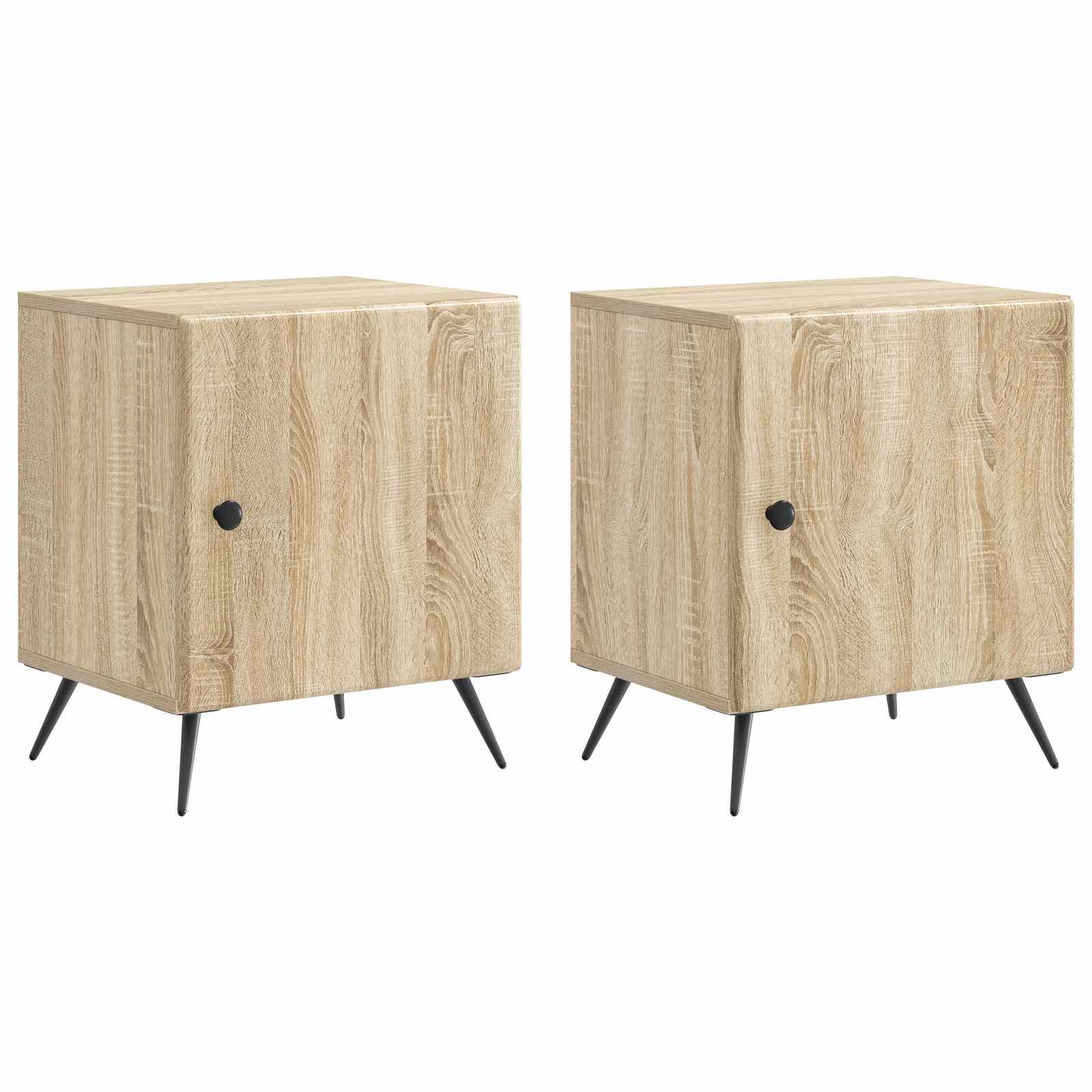 Armadio da Notte 2 pcs Rovere Sonoma 43 x 34,5 x 50 cm